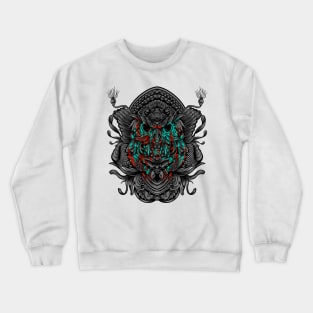 owl mecha robot Crewneck Sweatshirt